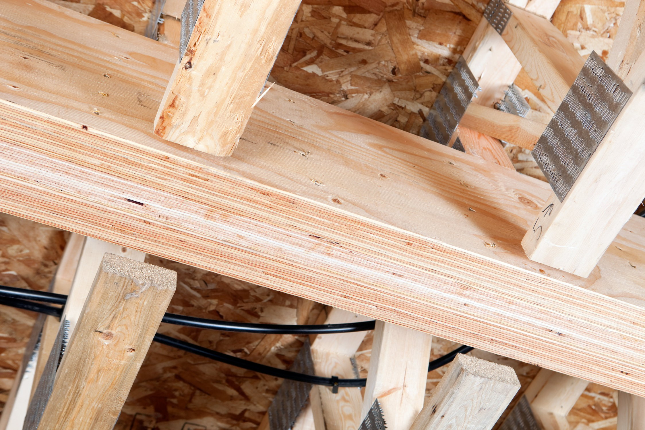 Laminated Veneer Lumber (LVL) House Floor Beam with Trusses